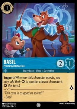 Basil - Geübter Detektiv 5SSK-153 Common Near Mint Deutsch Foil