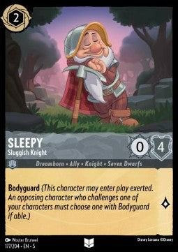 Sleepy - Sluggish Knight 5SSK-177 Uncommon Excellent Englisch Foil