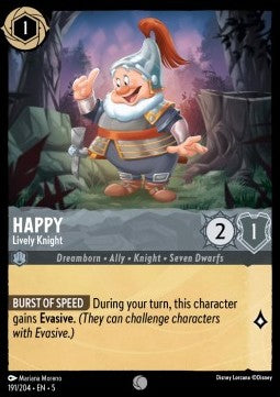 Happy - Lively Knight 5SSK-191 Common Excellent Englisch Foil