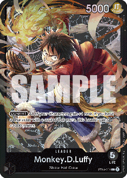 Monkey.D.Luffy (ST14-001) ST-14 Leader Near Mint Englisch