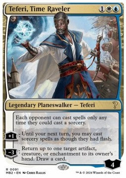 Teferi, Time Raveler MB2-91 Rare Near Mint Englisch