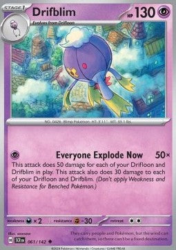 Drifzepeli SCR-061 Uncommon Near Mint Deutsch Reverse Holo