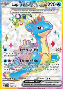 Lapras ex SCR-158 Ultra Rare Good Englisch