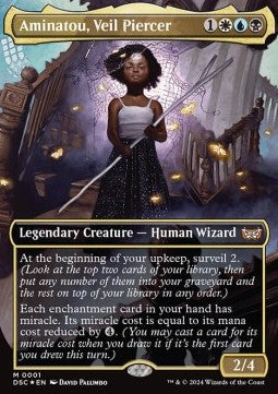 Aminatou, Lüfterin des Schleiers DSC-1 Mythic Near Mint Deutsch Foil