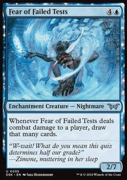Fear of Failed Tests DSK-55 Uncommon Near Mint Englisch