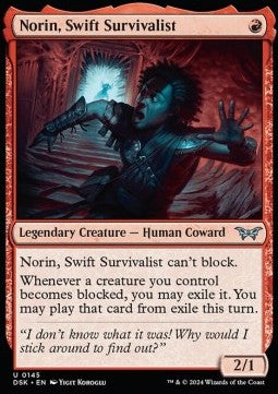 Norin, Swift Survivalist DSK-145 Uncommon Near Mint Englisch Foil