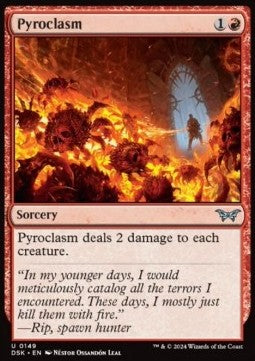 Pyroclasm DSK-149 Uncommon Near Mint Englisch Foil