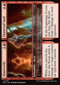 Glassworks // Shattered Yard DSK-137 Common Near Mint Englisch