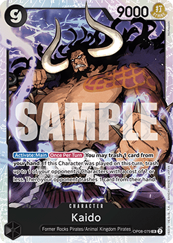 Kaido (OP08-079) (V.1) OP08 Super Rare Near Mint Englisch