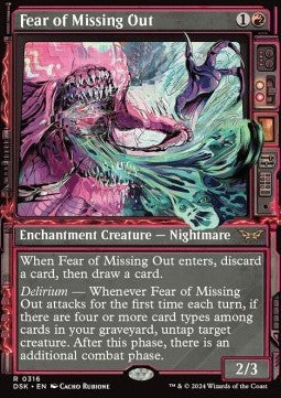 Fear of Missing Out XDSK-316 Rare Near Mint Englisch Foil