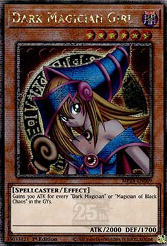 Dark Magician Girl (V.2) MP24-009 Quarter Century Secret Rare Excellent Englisch 1. Auflage