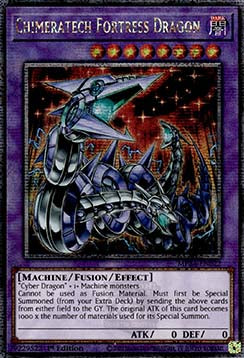 Chimeratech-Festungsdrache MP24-022 Quarter Century Secret Rare Near Mint Deutsch 1. Auflage