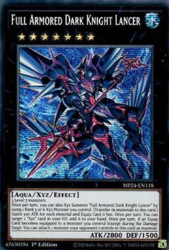 Voll gepanzerter dunkler Lanzenträger MP24-118 Secret Rare Excellent Deutsch 1. Auflage