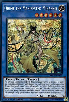 Ohime die manifestierte Mikanko MP24-135 Secret Rare Excellent Deutsch 1. Auflage