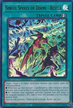Sinful Spoils of Doom - Rciela MP24-239 Ultra Rare Excellent Englisch 1. Auflage