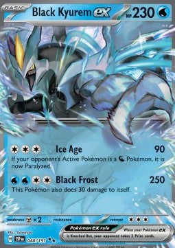 Schwarzes Kyurem ex SSP-048 Double Rare Near Mint Deutsch