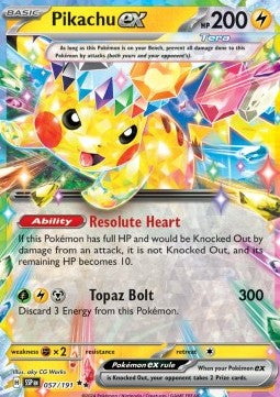 Pikachu ex SSP-057 Double Rare Boosterfrisch Deutsch