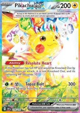 Pikachu ex SSP-238 Special Illustration Rare Excellent Deutsch