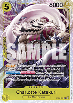 Charlotte Katakuri (ST20-001) ST-20 Super Rare Excellent Englisch