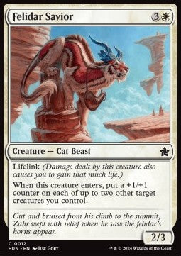 Felidar Savior FDN-12 Common Near Mint Englisch Foil