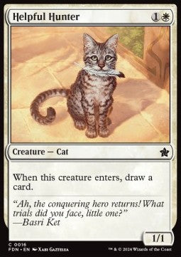 Helpful Hunter FDN-16 Common Near Mint Englisch Foil