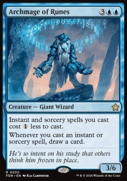 Archmage of Runes FDN-30 Rare Excellent Englisch Foil