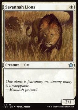 Savannah Lions FDN-146 Uncommon Near Mint Englisch Foil