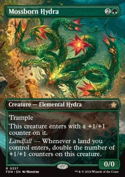 Mossborn Hydra XFDN-337 Rare Near Mint Englisch Foil