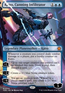 Kaito, Cunning Infiltrator XFDN-358 Mythic Near Mint Englisch