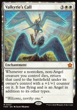 Valkyrie's Call FDN-27 Mythic Good Englisch