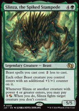 Slinza, the Spiked Stampede J25-55 Rare Near Mint Englisch