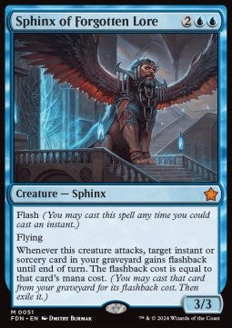 Sphinx of Forgotten Lore FDN-51 Mythic Near Mint Englisch