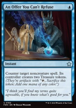 An Offer You Can't Refuse FDN-160 Uncommon Near Mint Englisch Foil