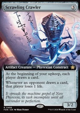 Kritzelnder Krabbler (V.3) XFDN-486 Rare Near Mint Deutsch Foil