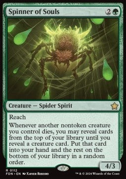 Spinner of Souls FDN-112 Rare Near Mint Englisch Foil