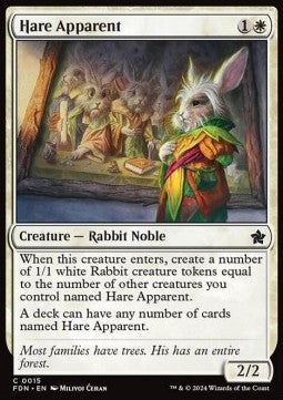 Hare Apparent FDN-15 Common Excellent Englisch Foil