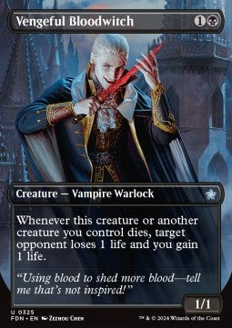 Vengeful Bloodwitch XFDN-325 Uncommon Near Mint Englisch