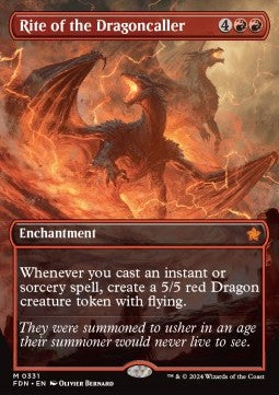 Rite of the Dragoncaller XFDN-331 Mythic Near Mint Englisch Foil