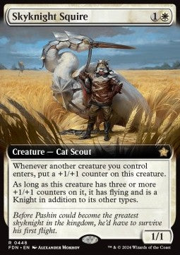 Skyknight Squire XFDN-448 Rare Near Mint Englisch Foil