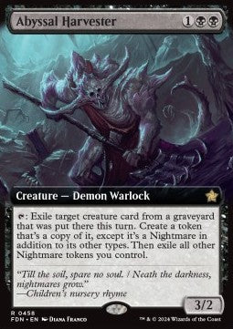 Abyssal Harvester (V.3) XFDN-458 Rare Near Mint Englisch Foil