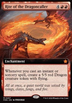 Rite of the Dragoncaller XFDN-467 Mythic Near Mint Englisch