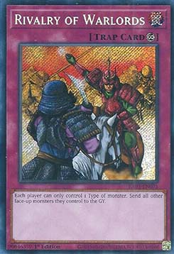 Rivalität der Kriegsherren (V.3) RA03-075 Secret Rare Excellent Deutsch 1. Auflage