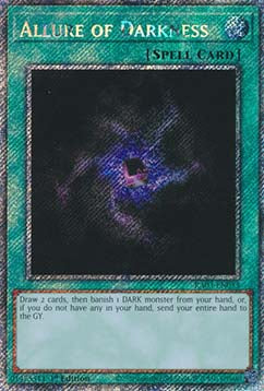Verlockung der Finsternis (V.4) RA03-055 Platinum Secret Rare Near Mint Deutsch 1. Auflage