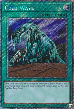 Kalte Welle (V.1) RA03-104 Platinum Secret Rare Near Mint Deutsch 1. Auflage