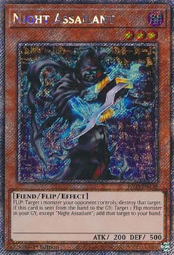 Nächtlicher Angreifer (V.1) RA03-139 Platinum Secret Rare Near Mint Deutsch 1. Auflage