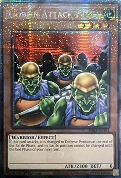 Goblin Angriffstrupp (V.2) RA03-101 Quarter Century Secret Rare Near Mint Deutsch 1. Auflage