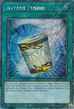 Instantfusion (V.1) RA03-171 Platinum Secret Rare Near Mint Deutsch 1. Auflage