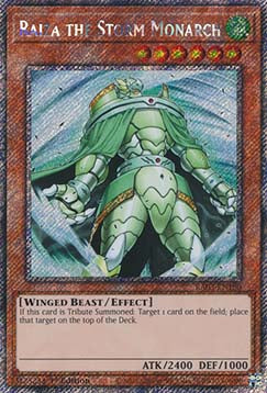 Raiza der Sturmmonarch (V.1) RA03-180 Platinum Secret Rare Excellent Deutsch 1. Auflage