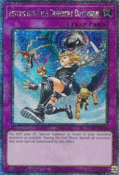 Rückkehr aus der anderen Dimension (V.2) RA03-140 Quarter Century Secret Rare Near Mint Deutsch 1. Auflage