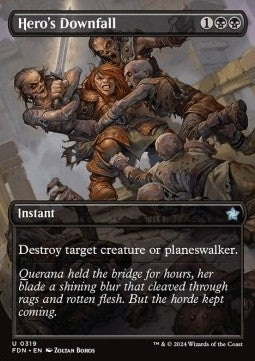 Hero's Downfall XFDN-319 Uncommon Good Englisch Foil